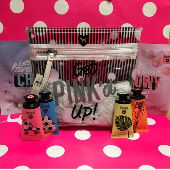 PINK Victoria's Secret Handbags - ❗️LAST ☝️💕VS PINK SELF CARE BEAUTY 9 Pieces!